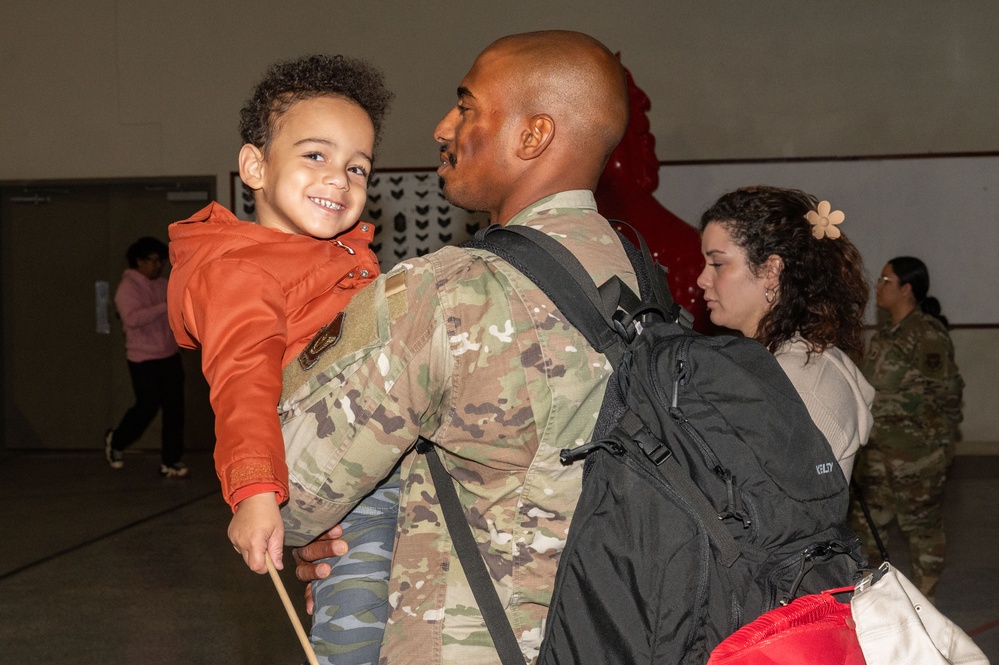 Red Horse Airmen Reunite with Family During Redeployment