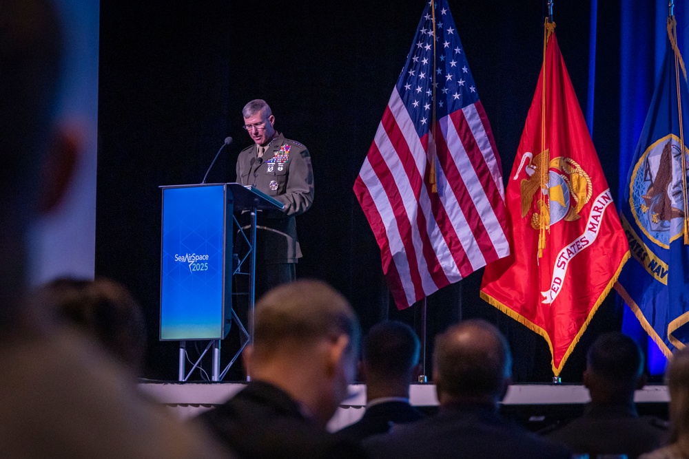 Commandant, Gen. Eric M. Smith, Speaks at Sea Air Space 2025