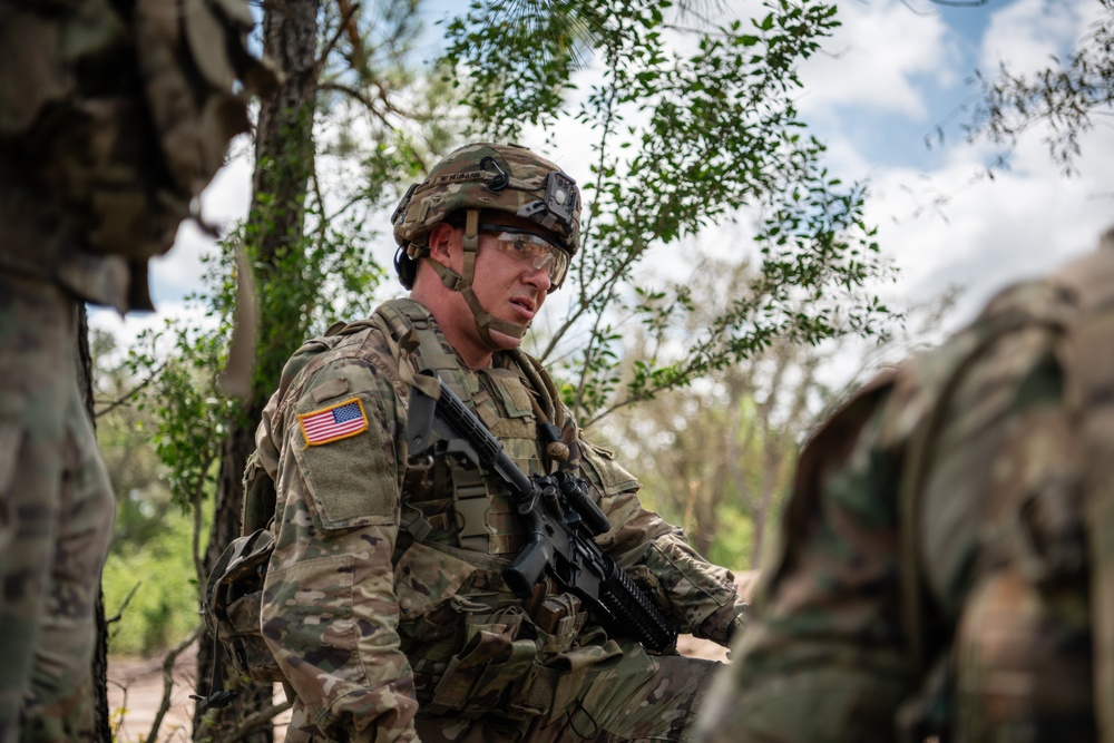2-124 Conducts Squad Tactics Training At CBJTC