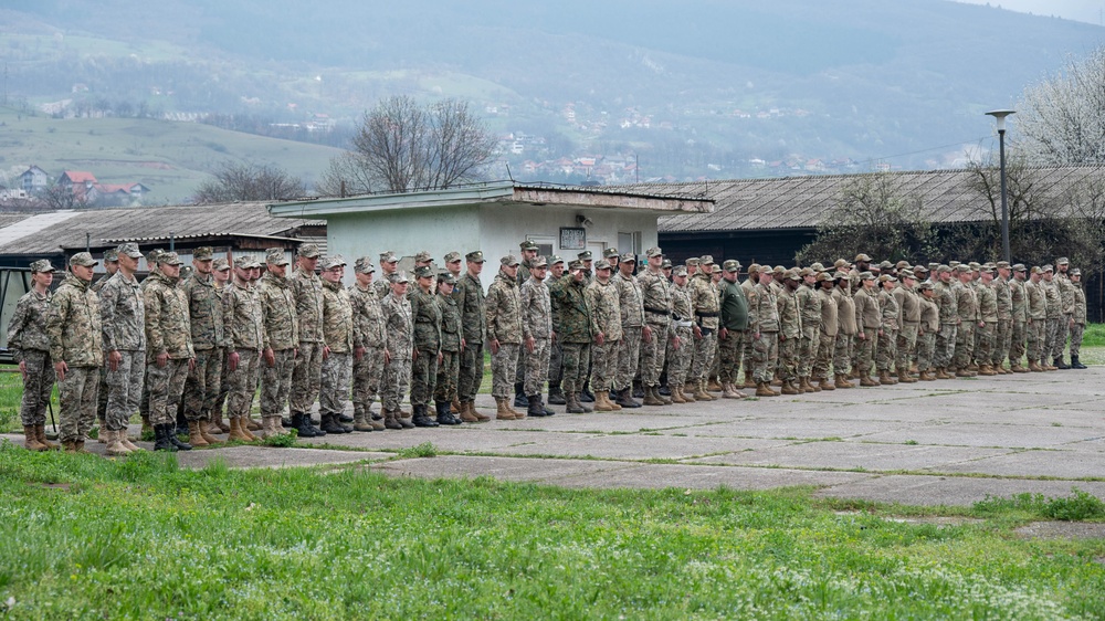 MDNG and AFBiH in Zenica, BiH