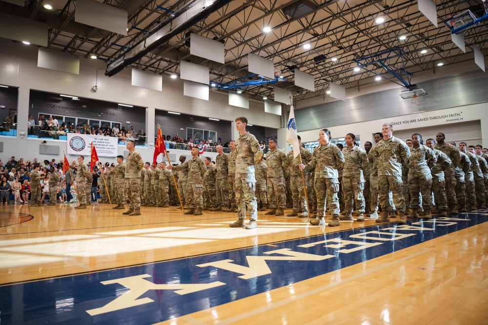 FLARNG Soldiers with 3rd Battalion, 116th Field Artillery Regiment Host Departure Ceremony