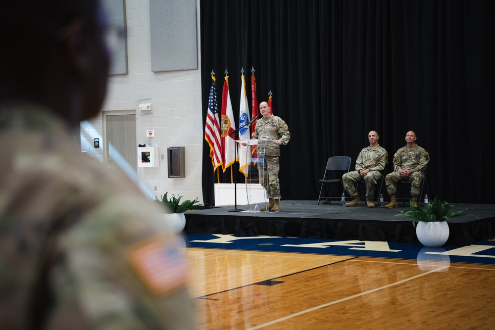 FLARNG Soldiers with 3rd Battalion, 116th Field Artillery Regiment Host Departure Ceremony