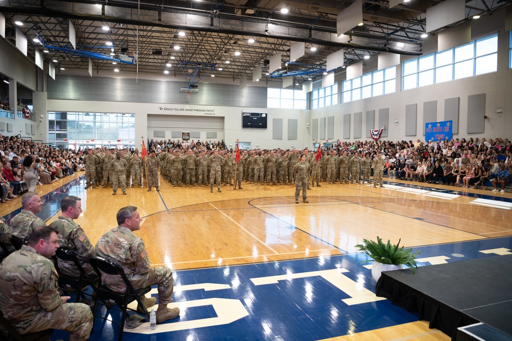 FLARNG Soldiers with 3rd Battalion, 116th Field Artillery Regiment Host Departure Ceremony