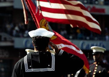 San Diego Padres Salute to Service Pre-game Ceremony