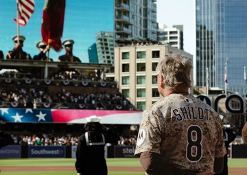 San Diego Padres Salute to Service Pre-game Ceremony