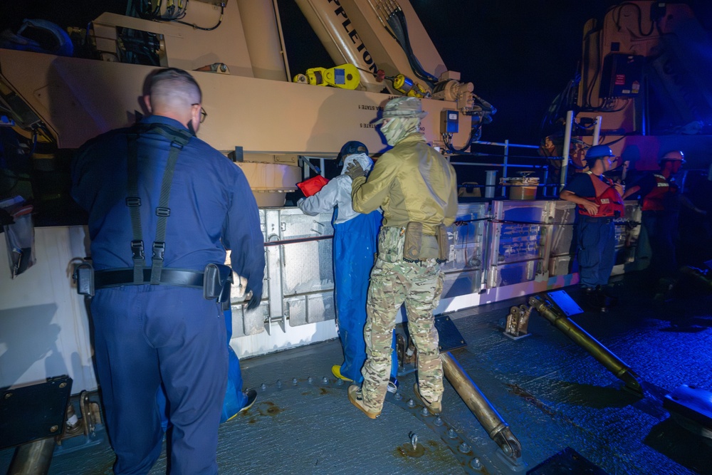 U.S. Coast Guard Cutter Kimball interdicts drug smuggling vessel in Eastern Pacific Ocean