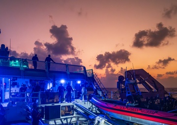 U.S. Coast Guard Cutter Kimball interdicts drug smuggling vessel in Eastern Pacific Ocean