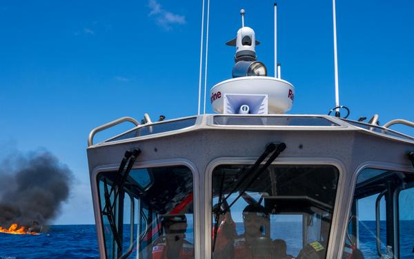 U.S. Coast Guard Cutter Kimball interdicts drug smuggling vessel in Eastern Pacific Ocean