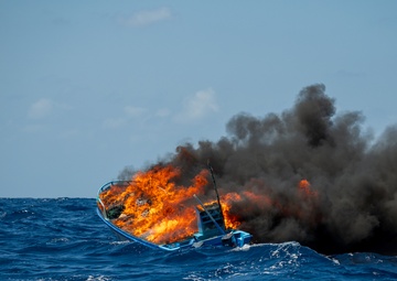 U.S. Coast Guard Cutter Kimball interdicts drug smuggling vessel in Eastern Pacific Ocean