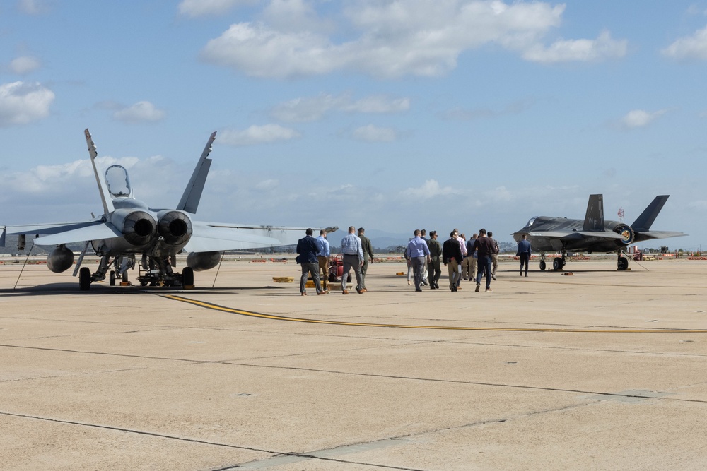 3rd MAW hosts Eisenhower School visit