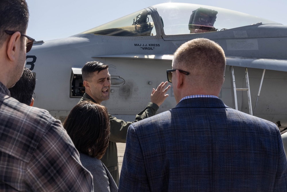 3rd MAW hosts Eisenhower School visit