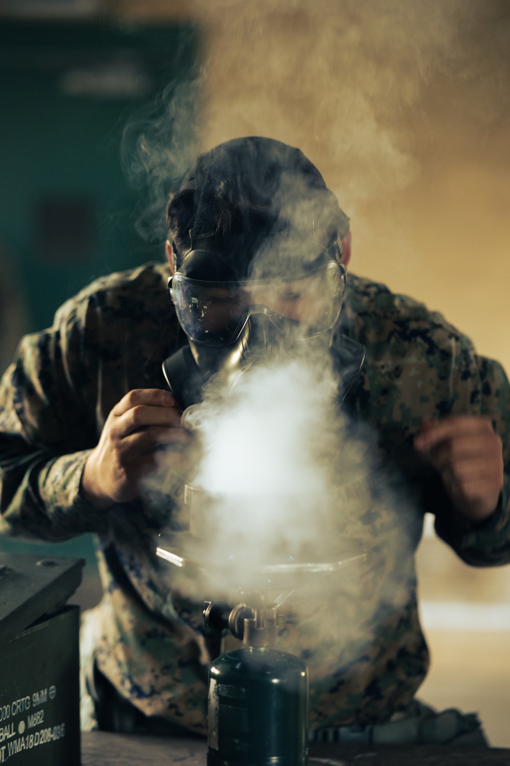 15th MEU Conducts Gas Chamber Training