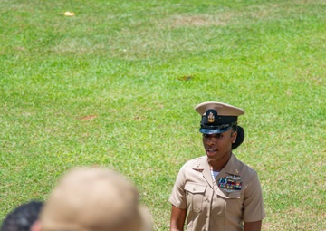 Senior Chief Shereka Evans promotion ceremony