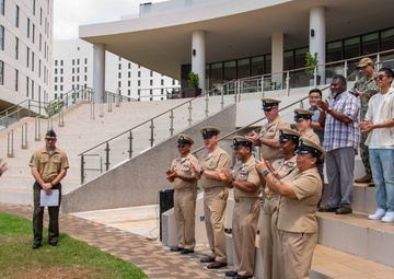 Senior Chief Shereka Evans promotion ceremony