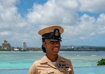 Senior Chief Shereka Evans promotion ceremony