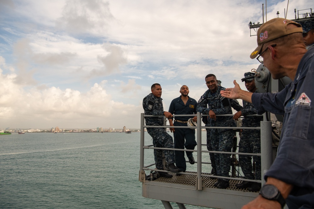 SENAN Out to Sea With USS Normandy