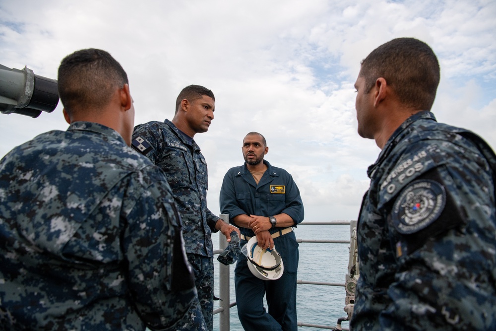 SENAN Out to Sea With USS Normandy