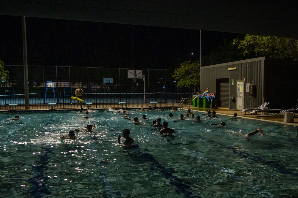 MRF-D 25.3: U.S. Marines and ADF participate in physical training