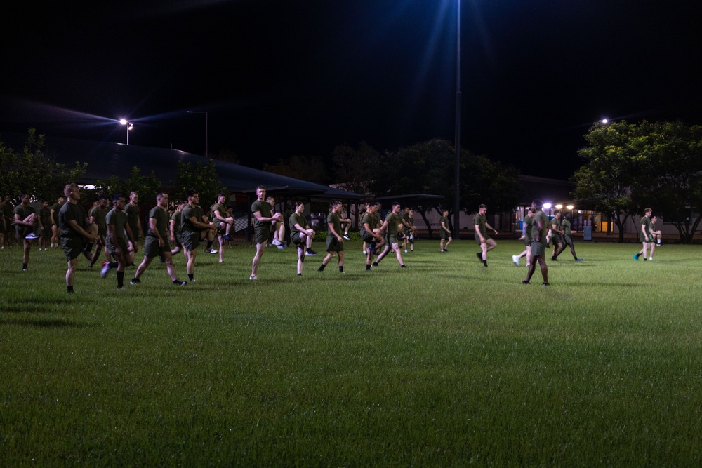 MRF-D 25.3: U.S. Marines and ADF participate in physical training