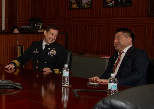 Eagle Radio News Diego Garcia: RADM Lahti Visits NSF Diego Garcia