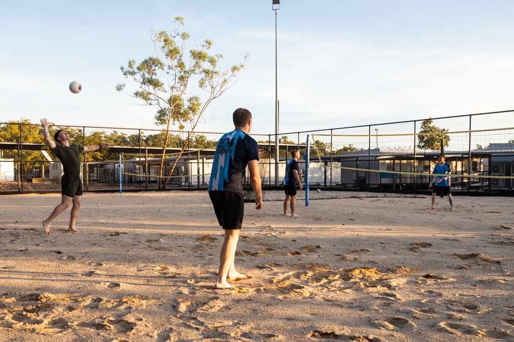 MRF-D 25.3: U.S. Marines and ADF participate in physical training
