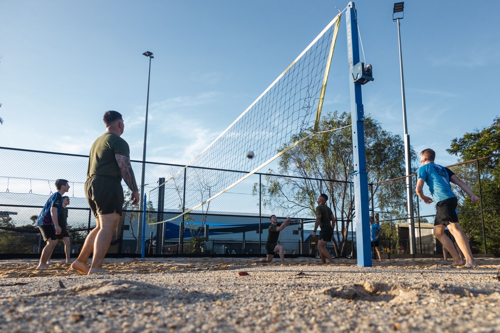 MRF-D 25.3: U.S. Marines and ADF participate in physical training