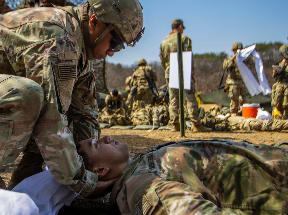 2nd Infantry Division Prepares for Expert Soldier Badge with Field Casualty Training - E3B