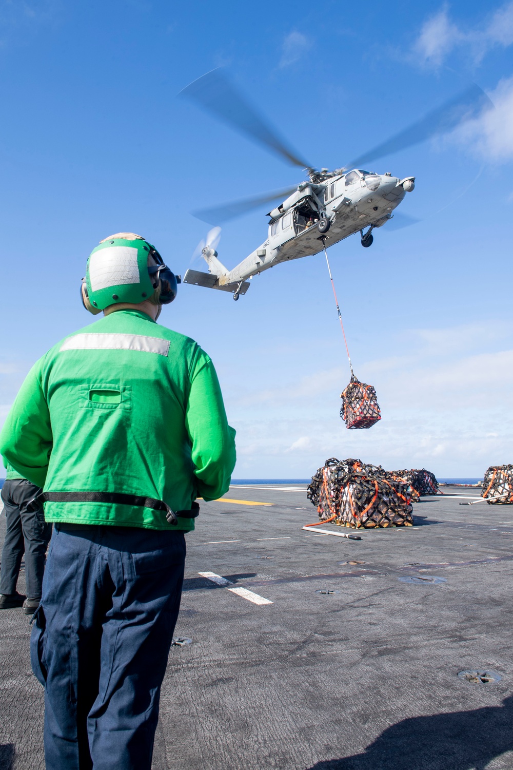 Nimitz Conducts a Replenishment-at-Sea