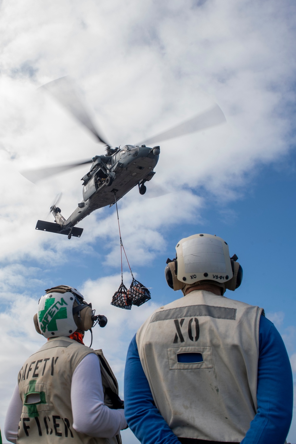 Nimitz Conducts a Replenishment-at-Sea