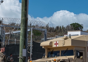 Joint Task Force Southern Guard conducts illegal alien medical evacuation training