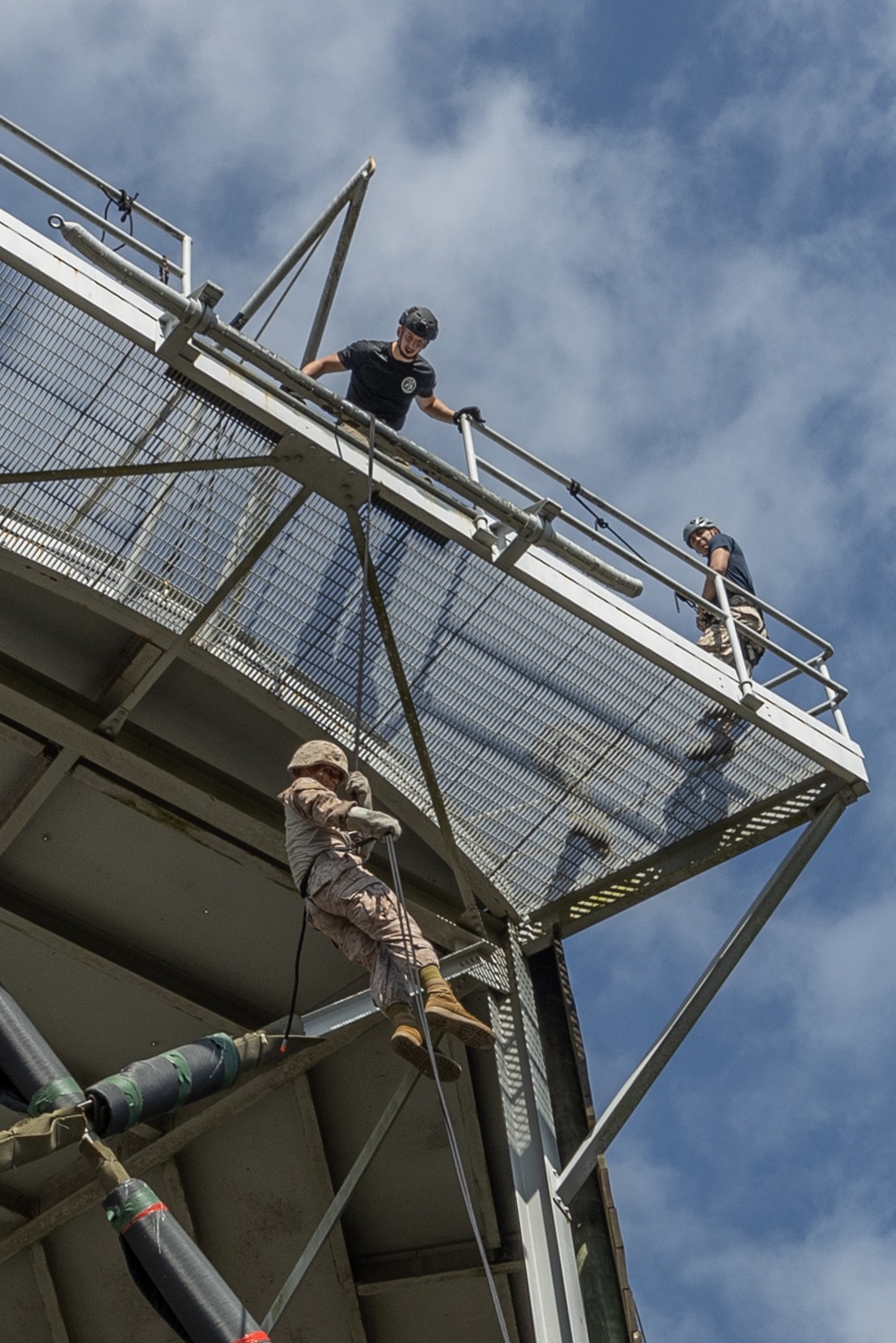 DVIDS - Images - MIKE Company Rappel Tower [Image 5 of 5]