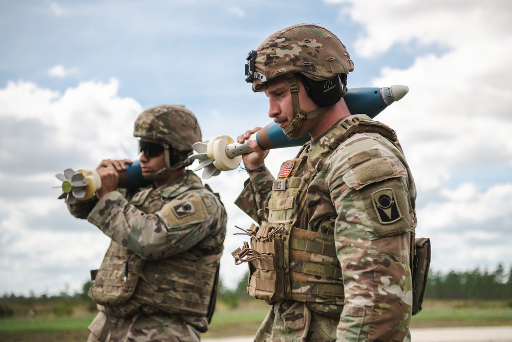 2-124 conducts mortar live fire training at CBJTC