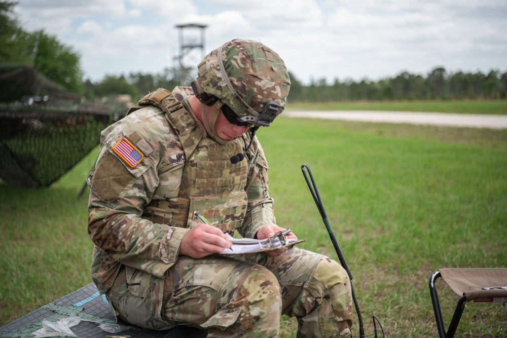 2-124 conducts mortar live fire training at CBJTC
