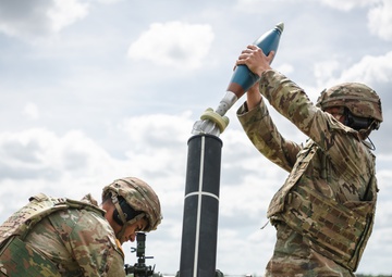 2-124 conducts mortar live fire training at CBJTC