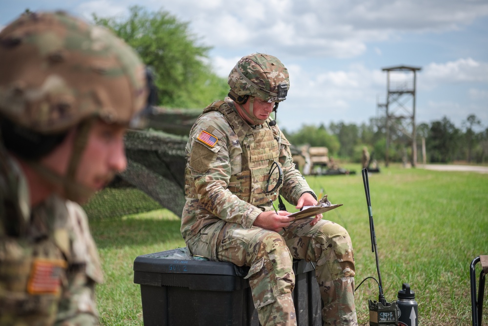 2-124 conducts mortar live fire training at CBJTC
