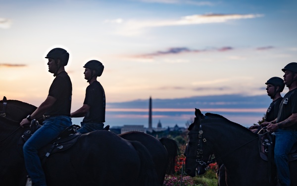 Caisson conducts training with trainers from the Royal Canadian Mounted Police