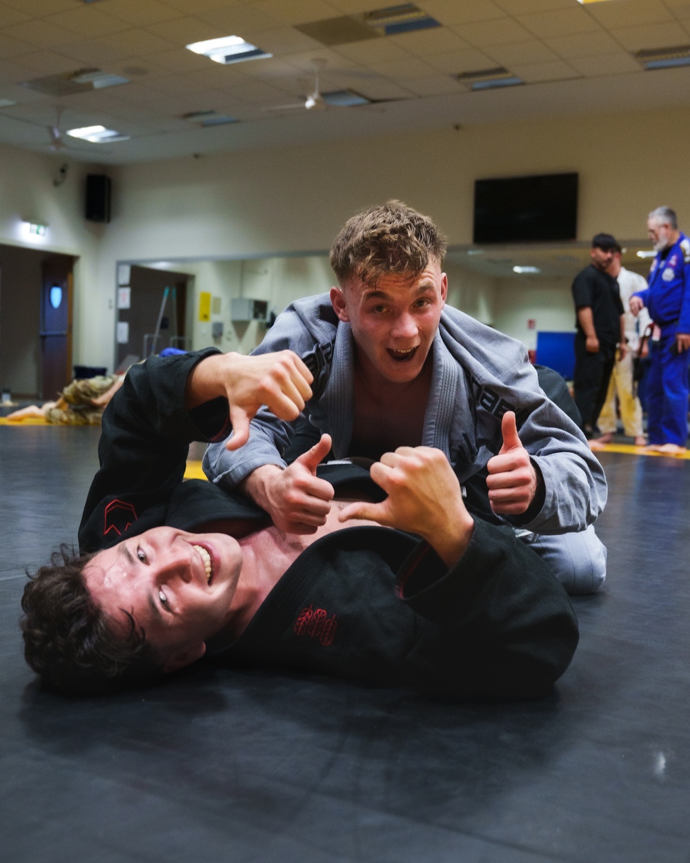 Sky Soldiers conduct Brazilian jiu-jitsu training
