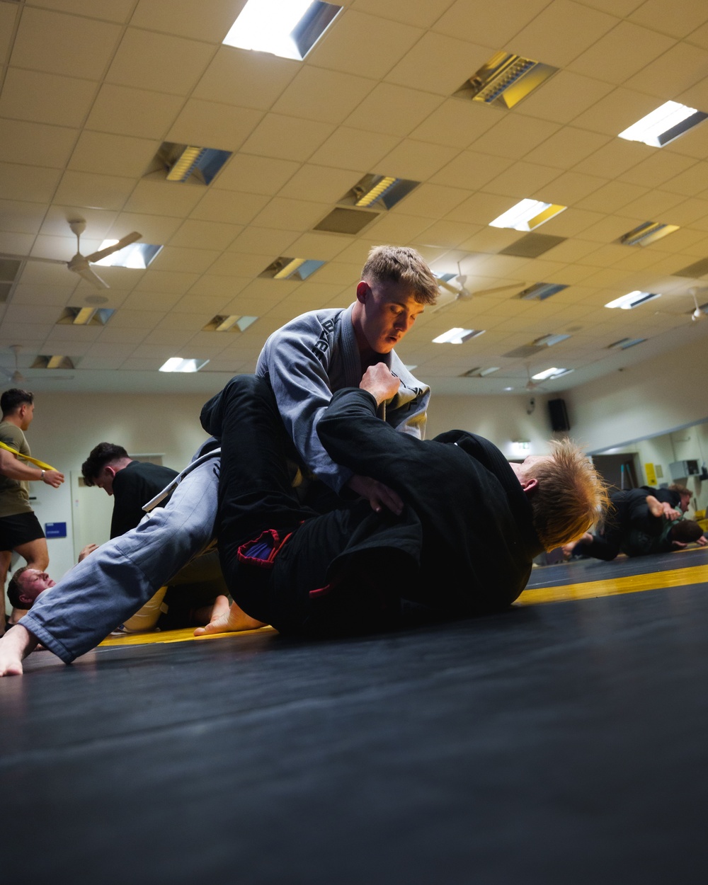 Sky Soldiers conduct Brazilian jiu-jitsu training