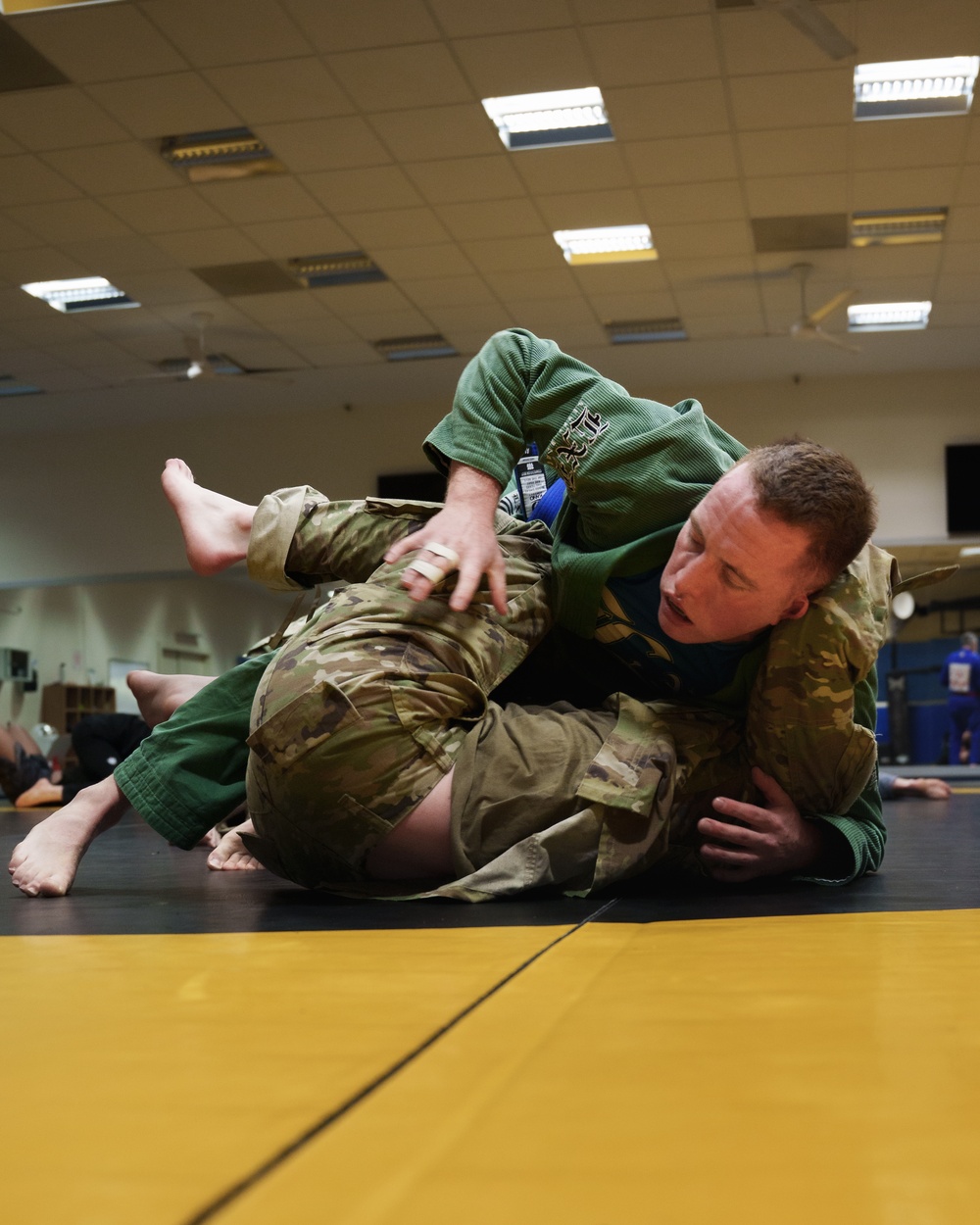Sky Soldiers conduct Brazilian jiu-jitsu training