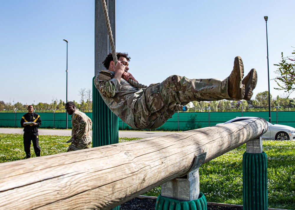 SETAF-AF soldiers compete in obstacle course at best squad competition