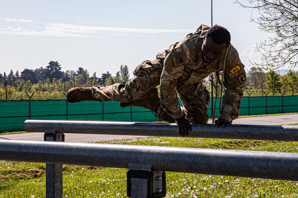 Squads tackle obstacle course during Best Squad competition