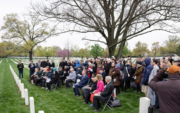 Rededication Ceremony for U.S. Army Pvt. David Moser and Pfc. Adolph Hanf Gravesites