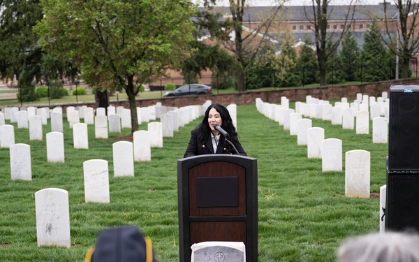 Rededication Ceremony for U.S. Army Pvt. David Moser and Pfc. Adolph Hanf Gravesites