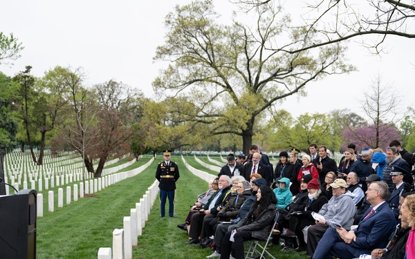 Rededication Ceremony for U.S. Army Pvt. David Moser and Pfc. Adolph Hanf Gravesites