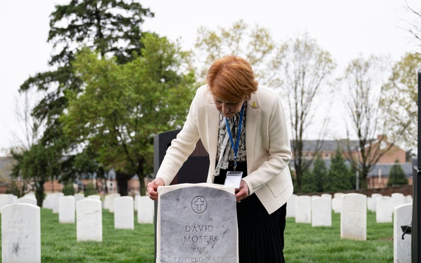 Rededication Ceremony for U.S. Army Pvt. David Moser and Pfc. Adolph Hanf Gravesites