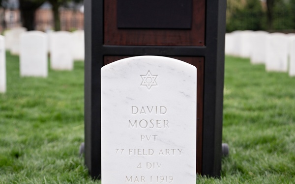 Rededication Ceremony for U.S. Army Pvt. David Moser and Pfc. Adolph Hanf Gravesites