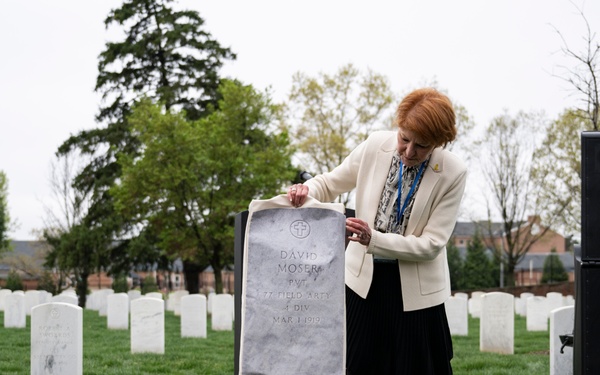 Rededication Ceremony for U.S. Army Pvt. David Moser and Pfc. Adolph Hanf Gravesites