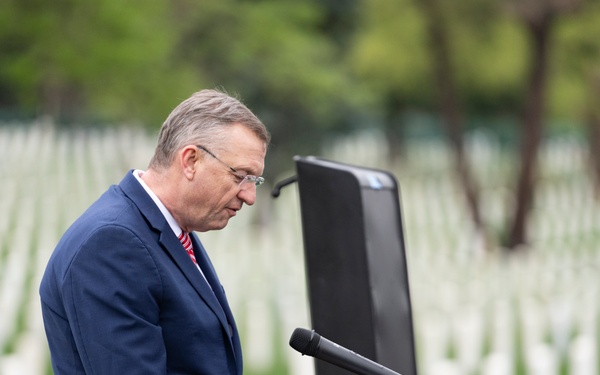 Rededication Ceremony for U.S. Army Pvt. David Moser and Pfc. Adolph Hanf Gravesites