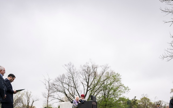 Rededication Ceremony for U.S. Army Pvt. David Moser and Pfc. Adolph Hanf Gravesites