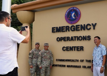 Raines visits Saipan, focuses on troop support, readiness